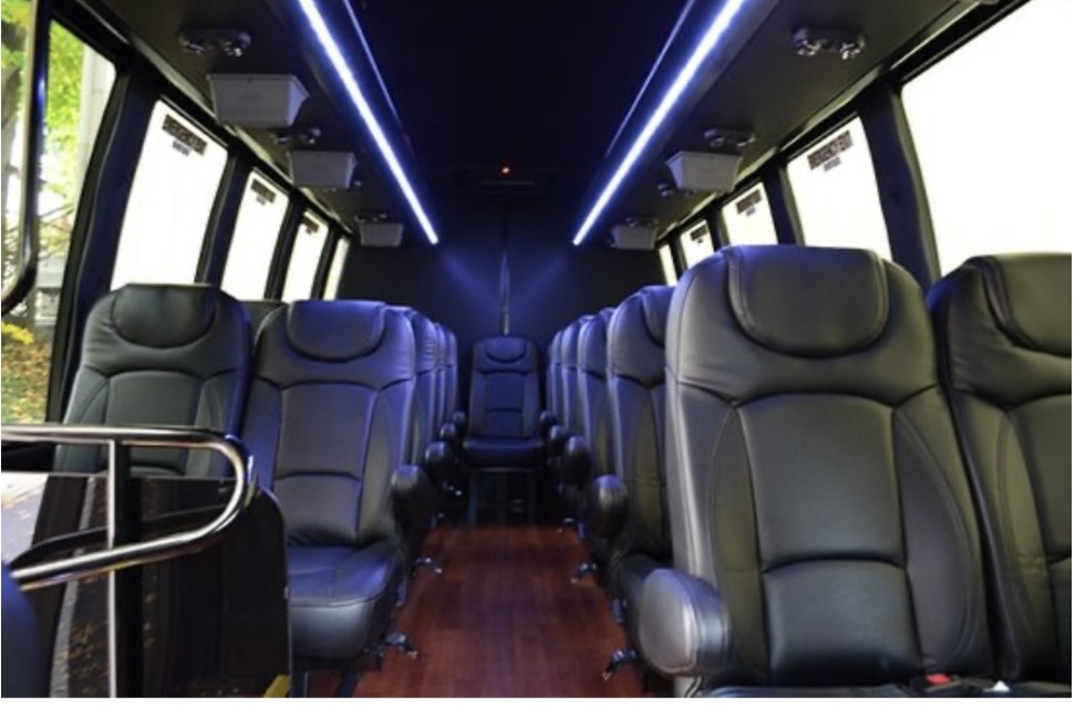 24 Passenger Bus inside 